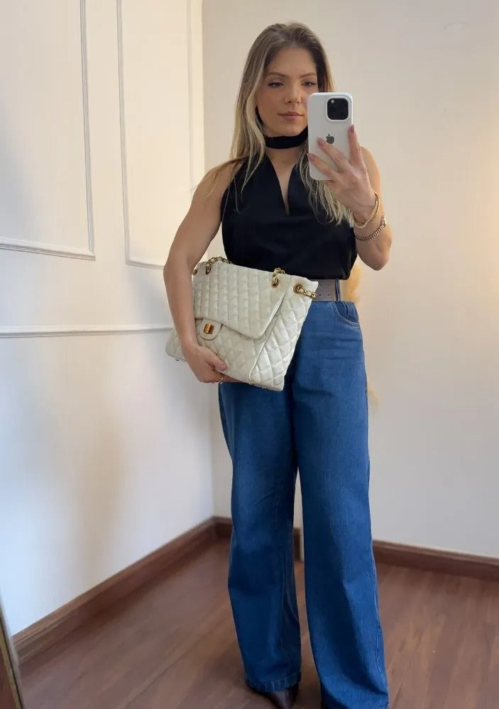 Large Quilted Laptop Bag