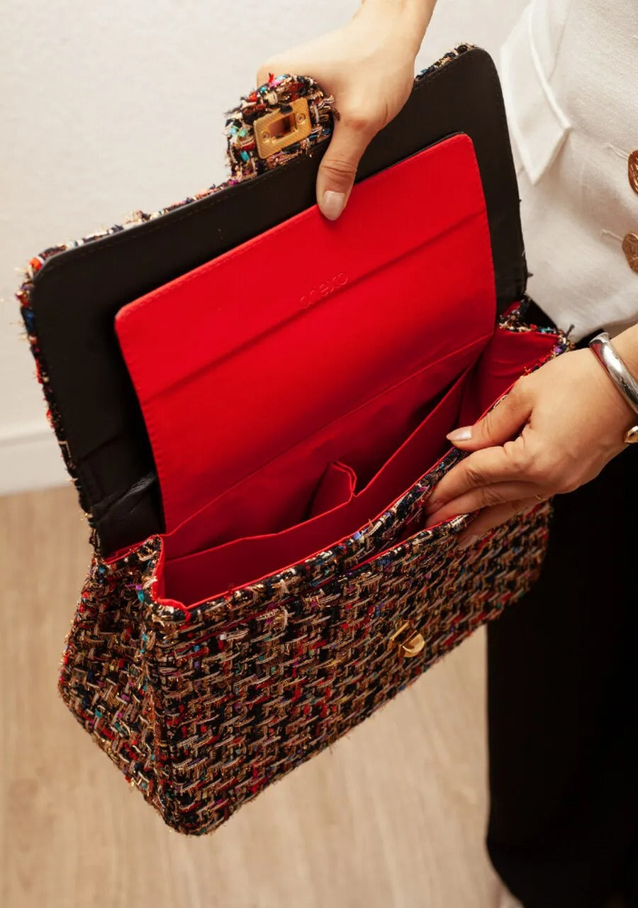 Large Maxi Tweed Bag