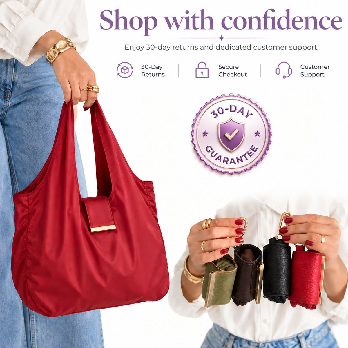 Clara Foldaway Tote