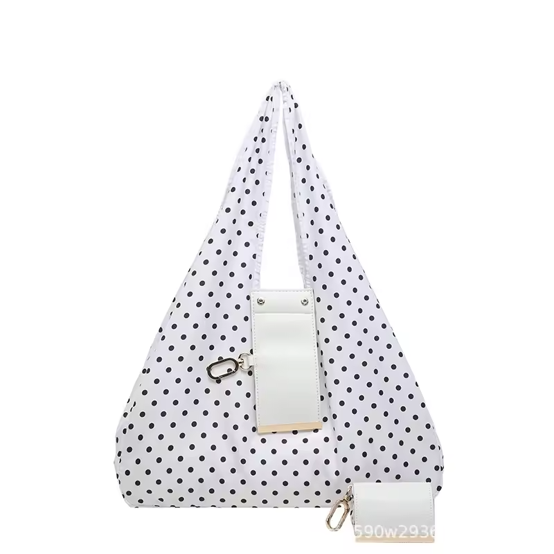 The Colette Dot Fold Charm Tote