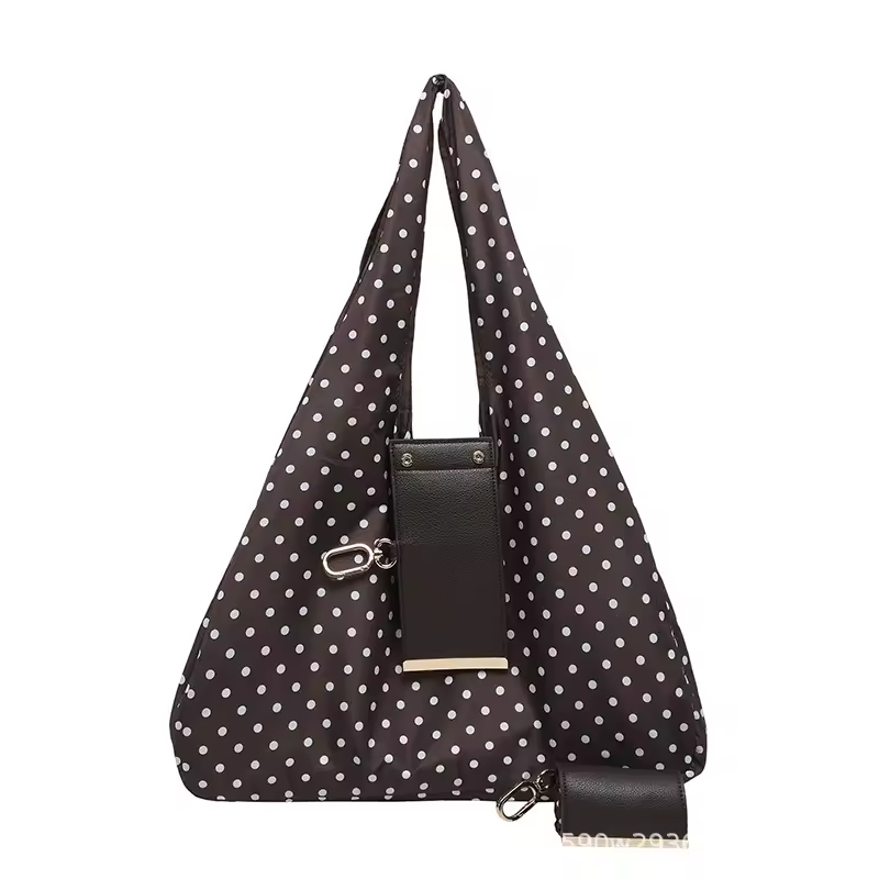 The Colette Dot Fold Charm Tote