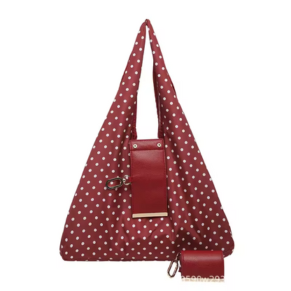 The Colette Dot Fold Charm Tote