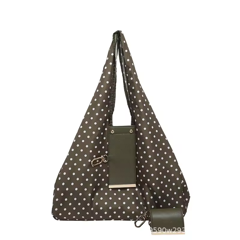 The Colette Dot Fold Charm Tote