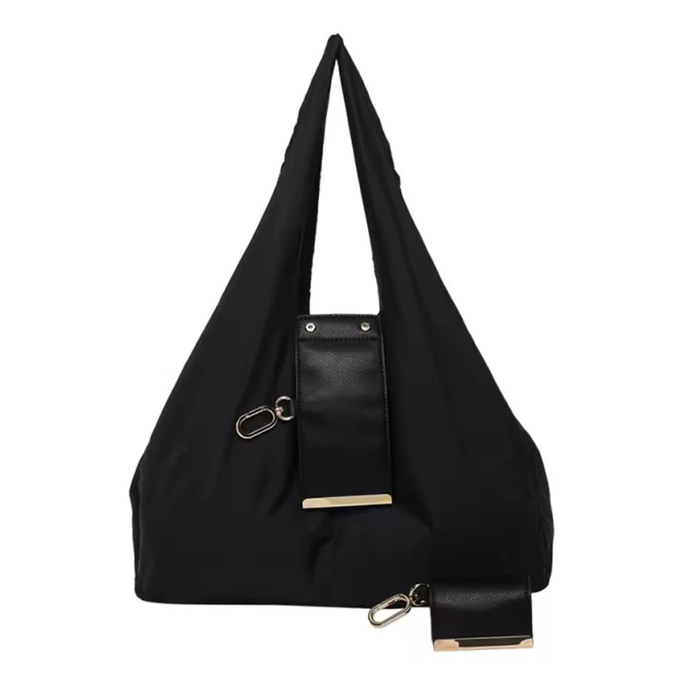 The Sienna Fold Charm Tote — Classic Edit