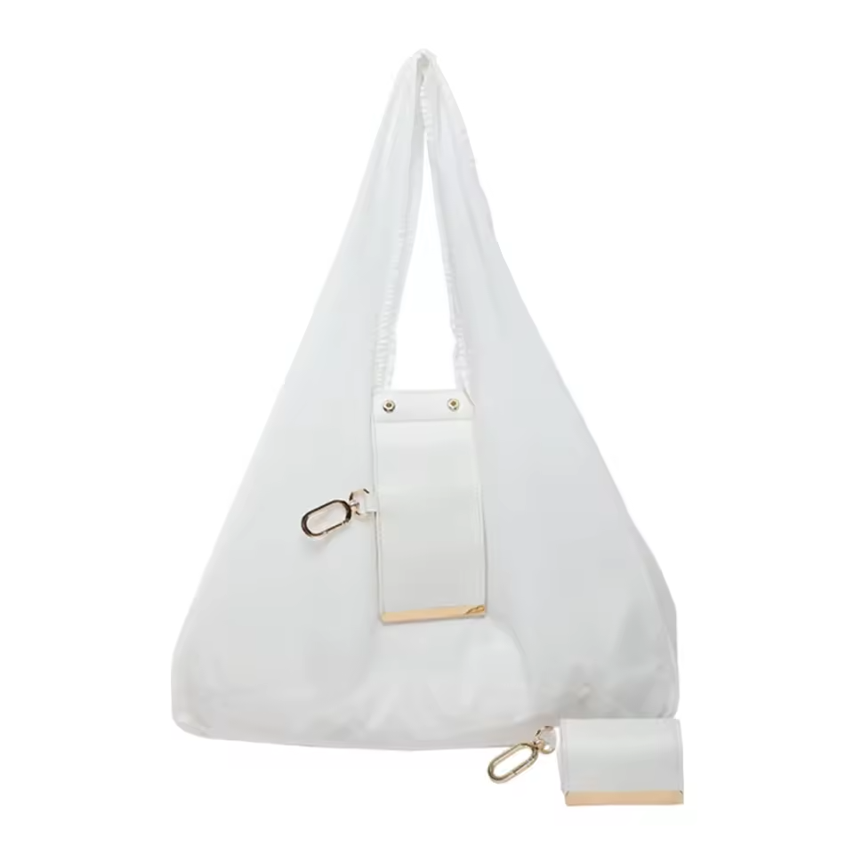 The Sienna Fold Charm Tote — Classic Edit