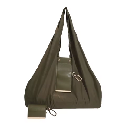 The Sienna Fold Charm Tote — Classic Edit