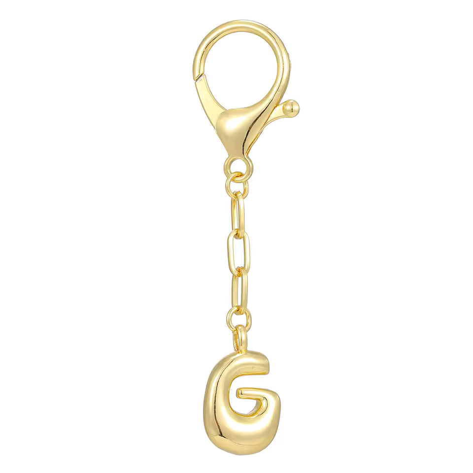 G - Bubble Letter Charm