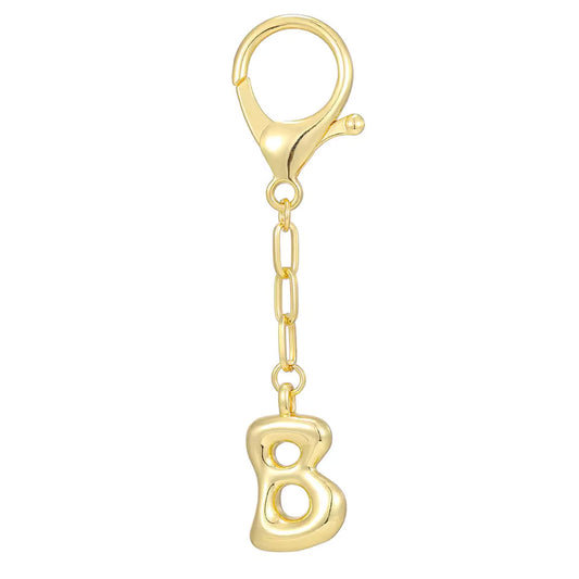 B - Bubble Letter Charm