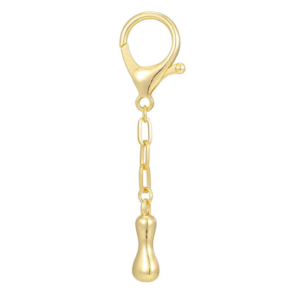 I - Bubble Letter Charm